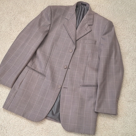 STACY Adams, 38R, Blazer, Subtle Plaid Blazer - Picture 10 of 11